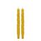10" Yellow Día de los Muertos Sunflower Taper Candles, 2ct. by Ashland®